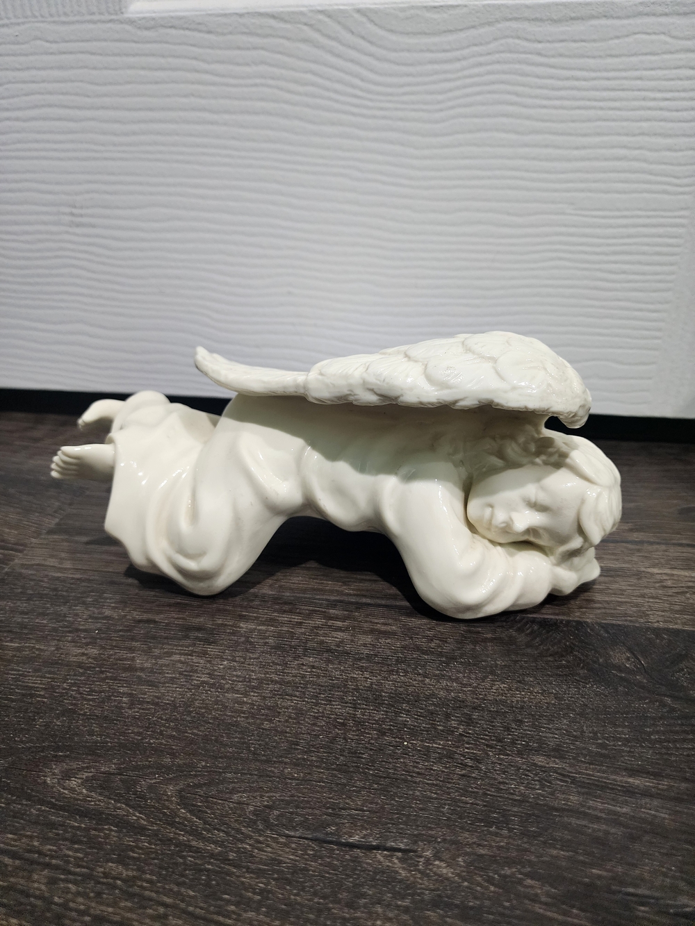 Ceramic Sleeping Angel Shelf Sitter